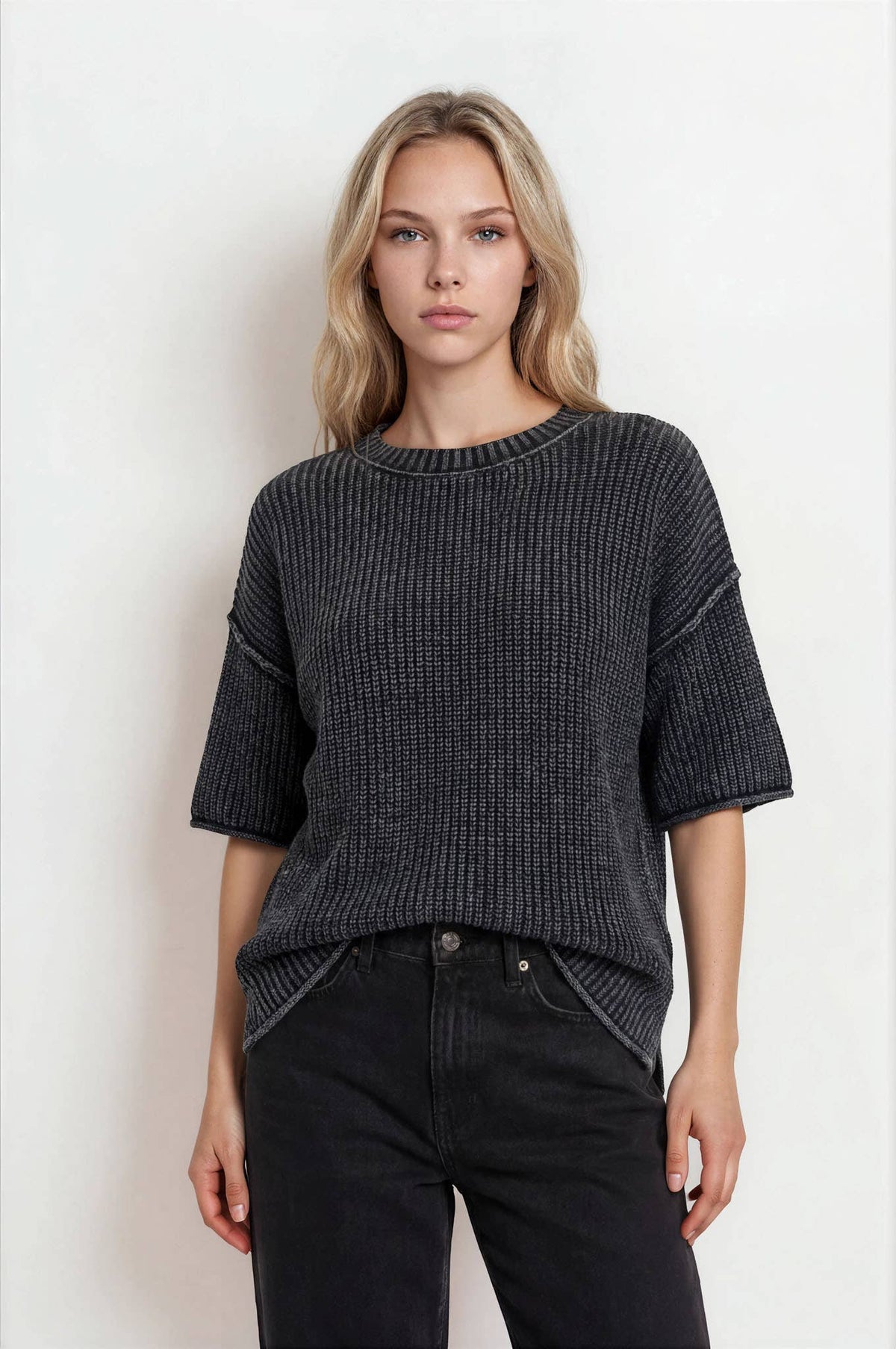 The Palmer Washed Knit Sweater