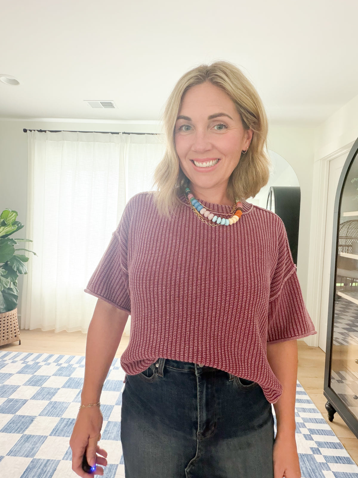 The Palmer Washed Knit Sweater