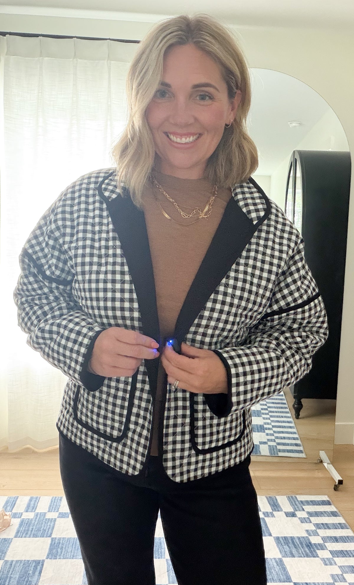 Checkmate Quilted Jacket
