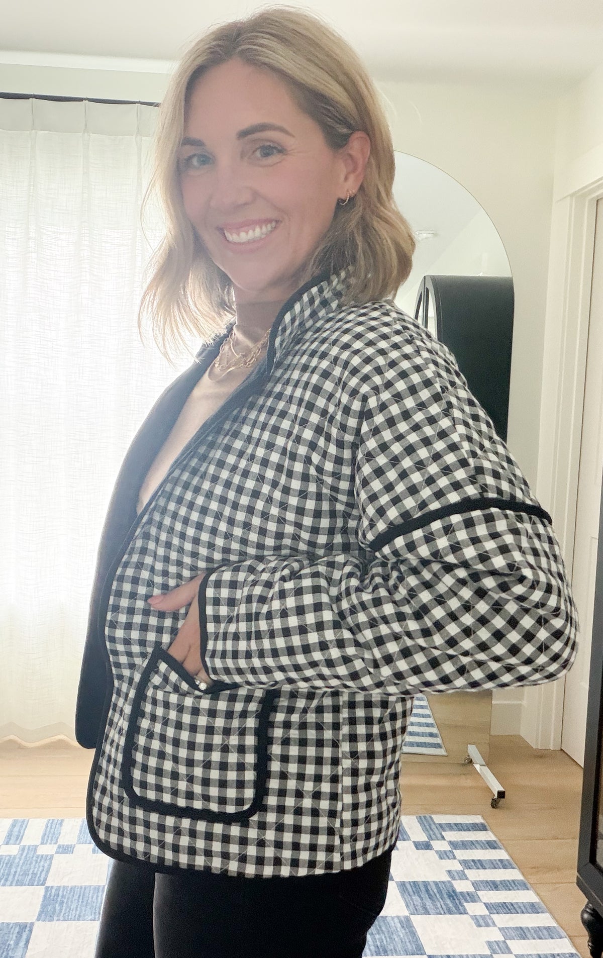 Checkmate Quilted Jacket