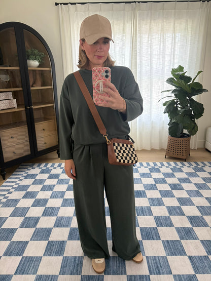 The Checkered Around Town Crossbody Bag