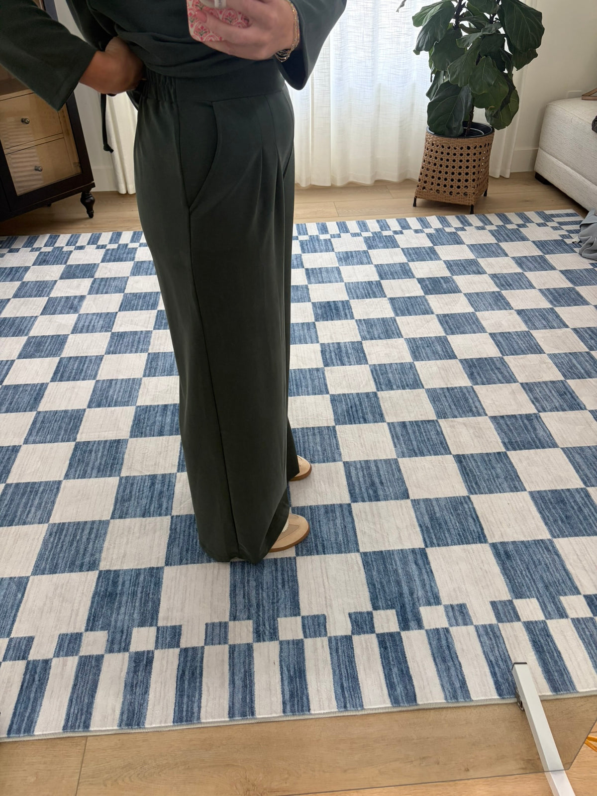 Luxe Pleated Wide Leg Lounge Pants