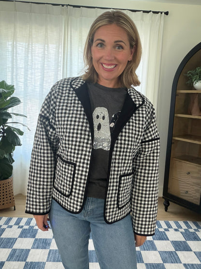 Checkmate Quilted Jacket