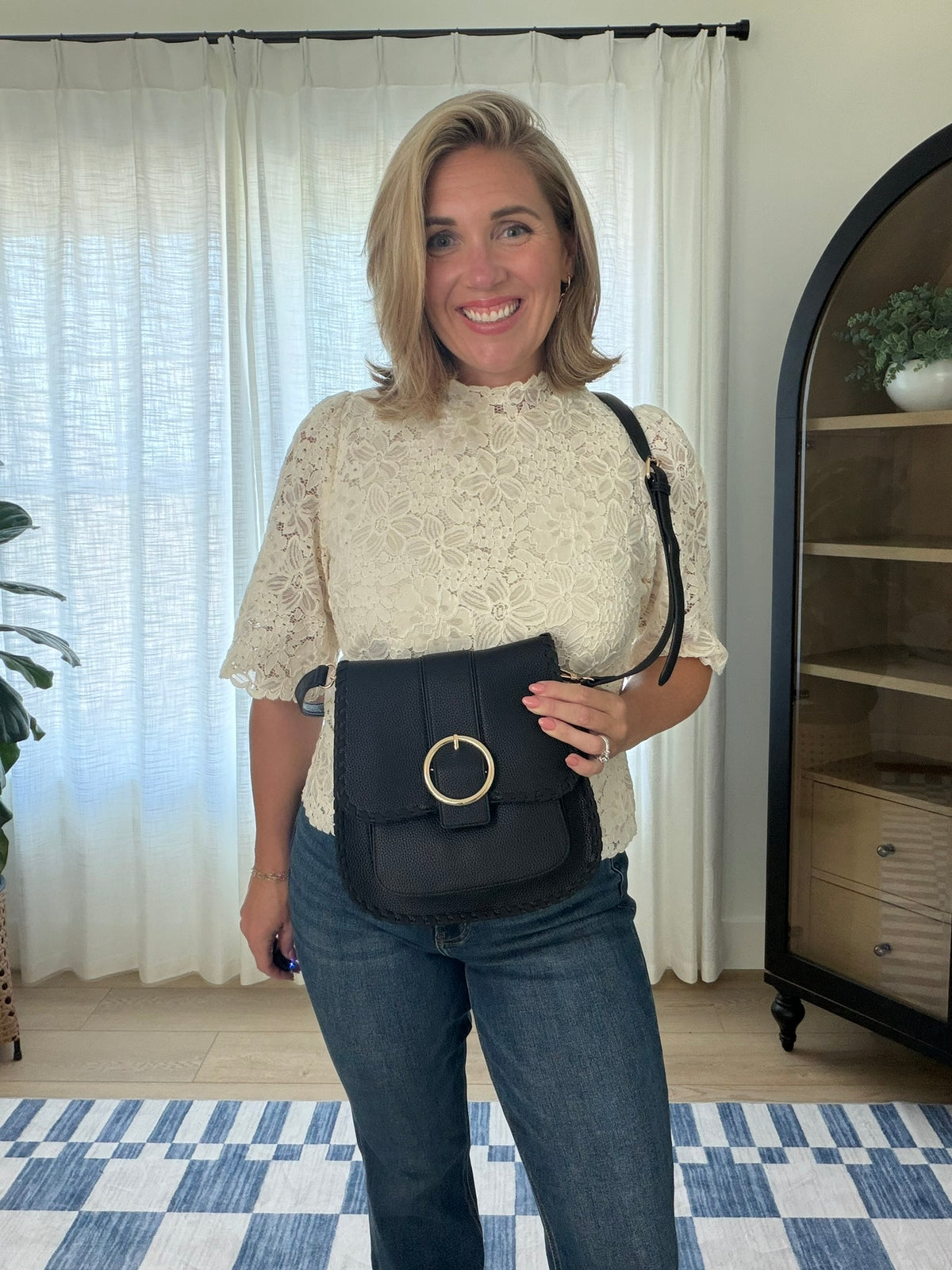 The Harper Ring Detail Crossbody