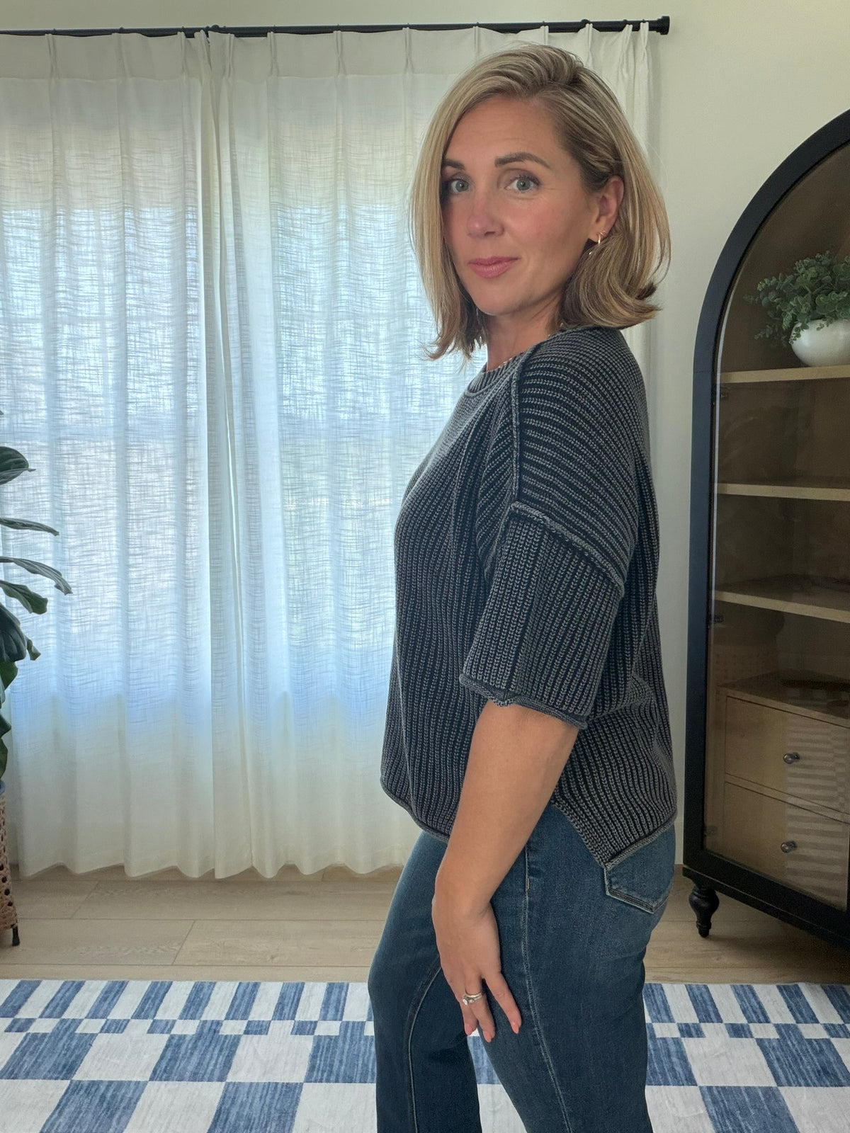 The Palmer Washed Knit Sweater
