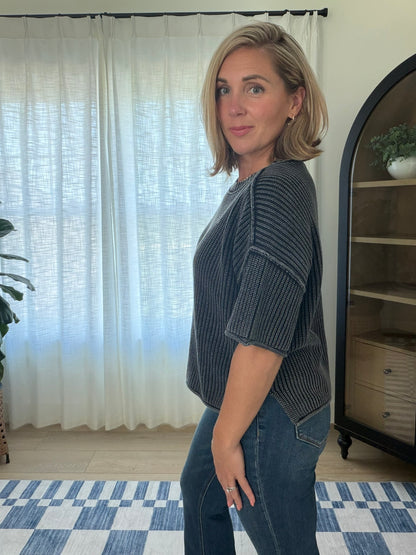 The Palmer Washed Knit Sweater