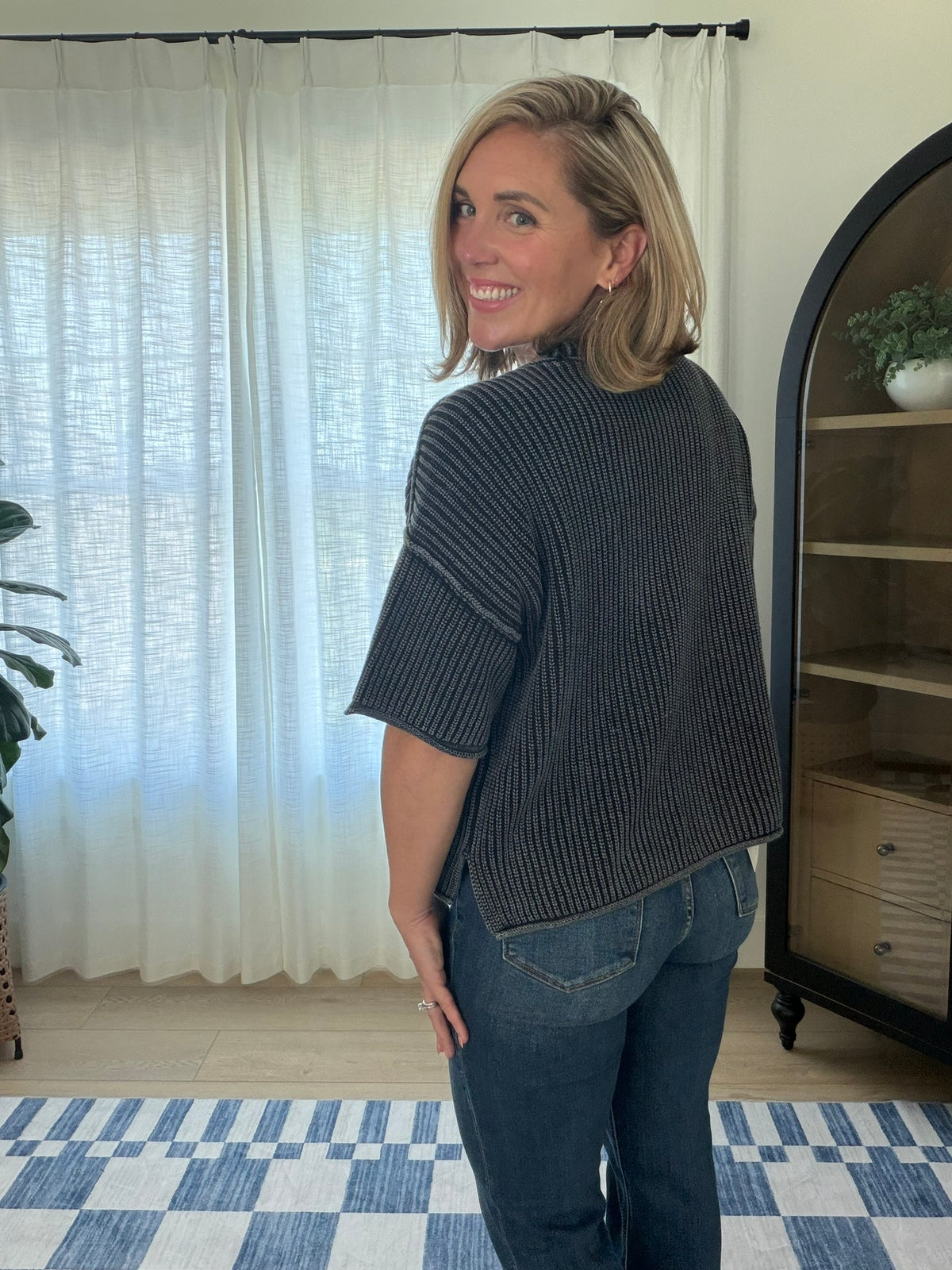 The Palmer Washed Knit Sweater