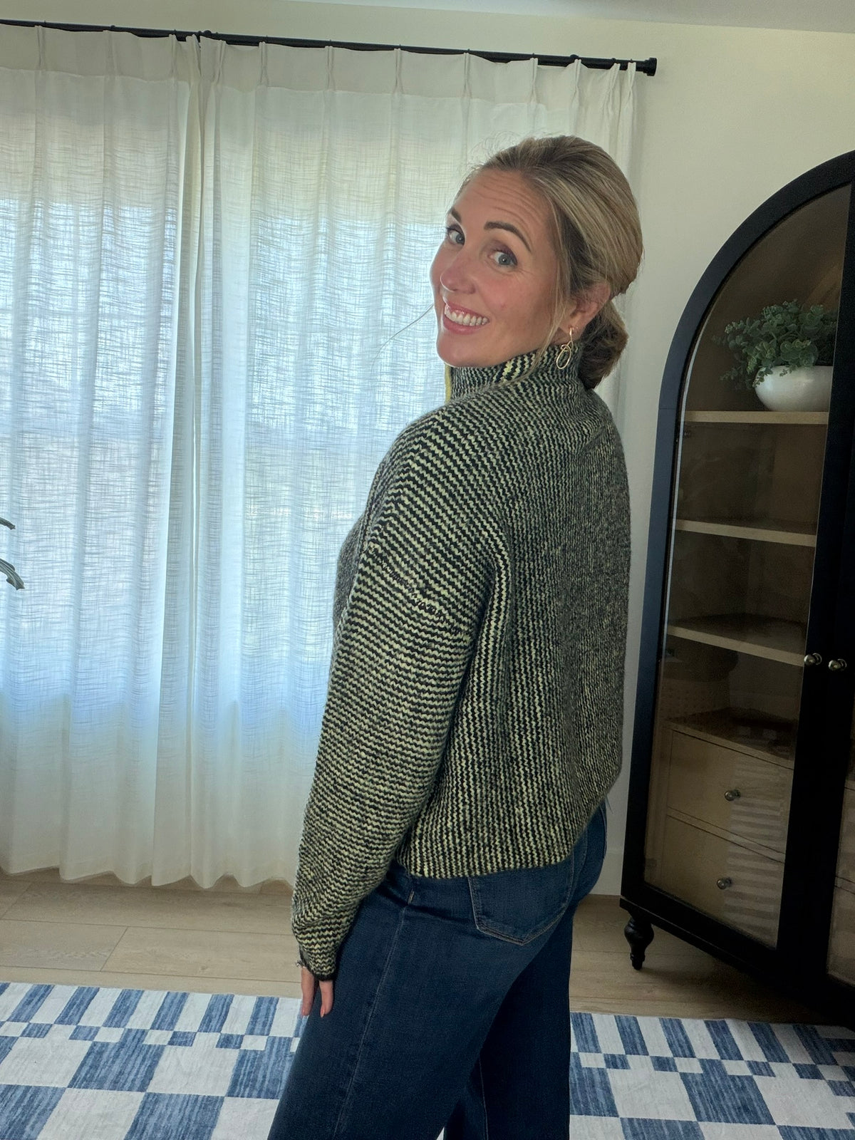 The Poppy Button Sweater