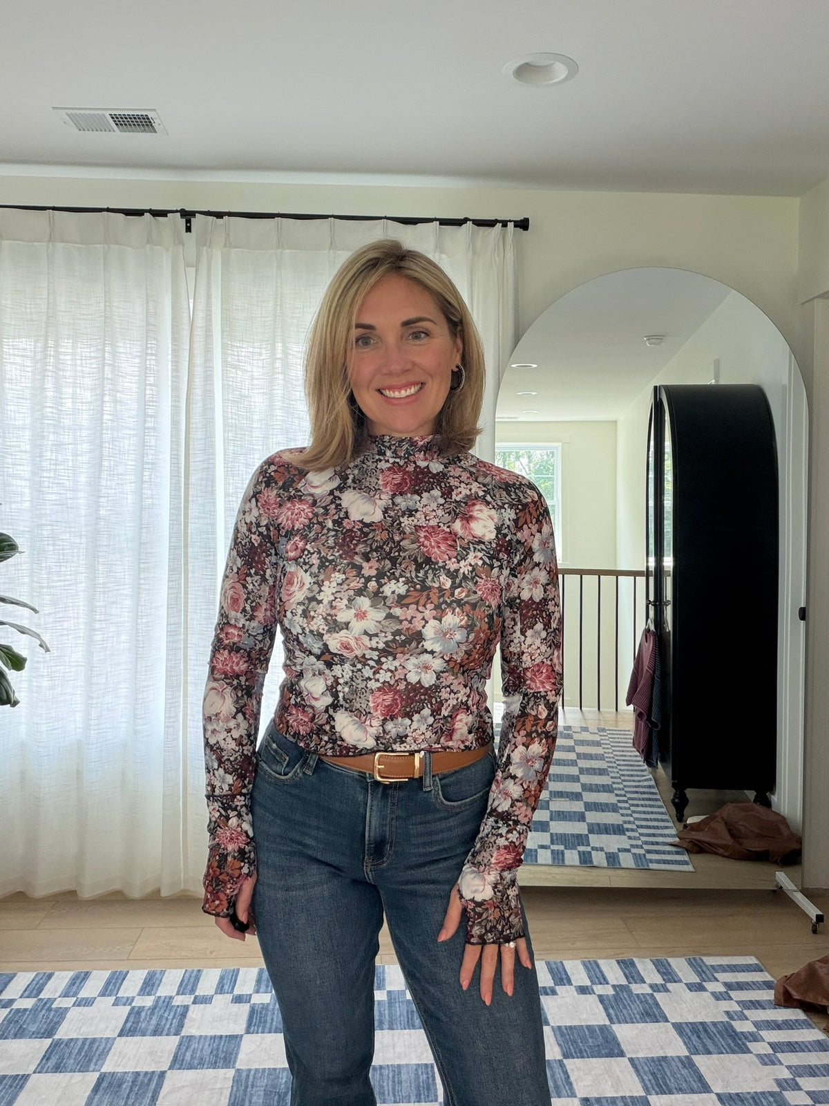 The Autumn Garden Mesh Top