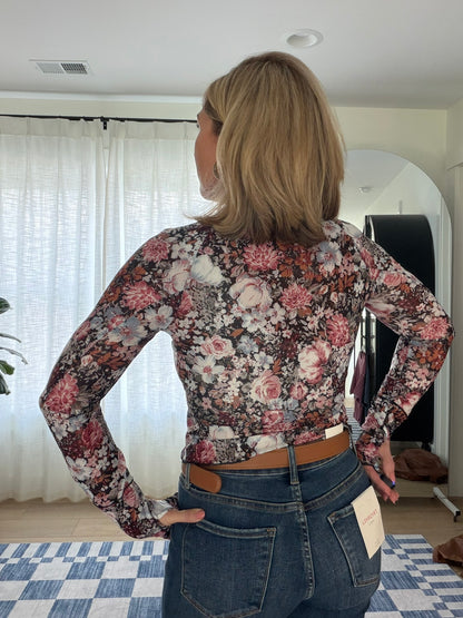 The Autumn Garden Mesh Top