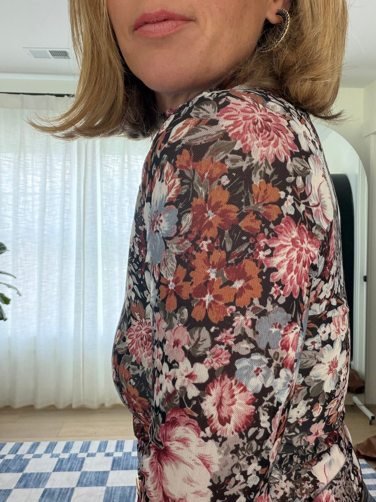 The Autumn Garden Mesh Top