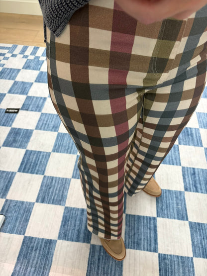 The Harvest Plaid Wide Leg Pants