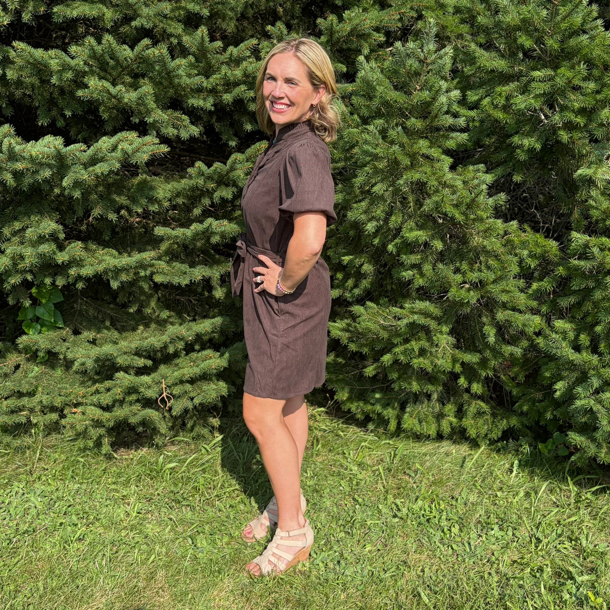 The Elodie Corduroy Dress