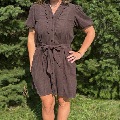 The Elodie Corduroy Dress
