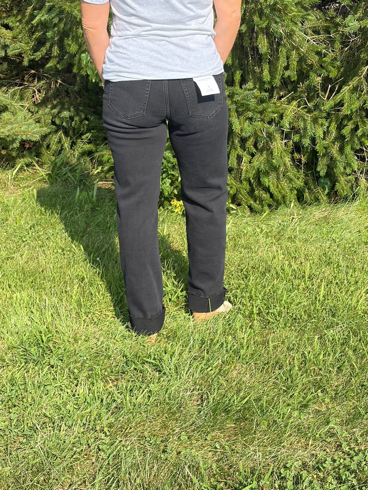 The Blake High Rise Raw Hem Jeans