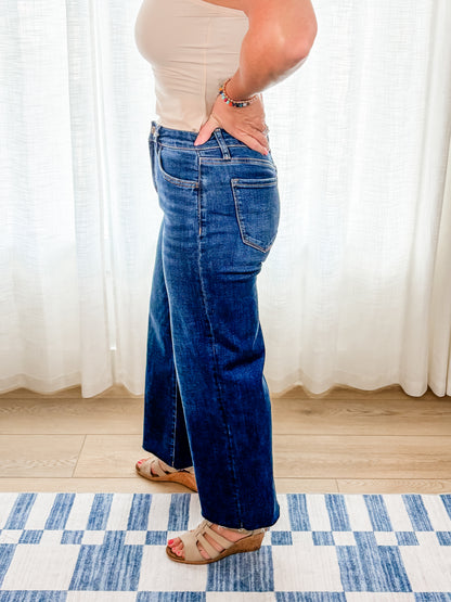 The Claire Tummy Control Wide Leg Jeans