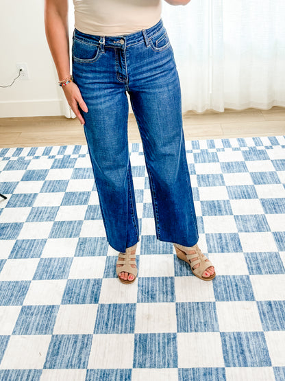The Claire Tummy Control Wide Leg Jeans