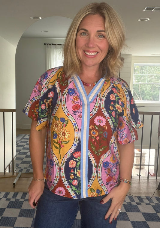 The Rosalie Floral Top