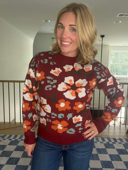 The Sienna Floral Sweater