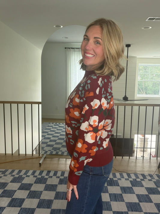 The Sienna Floral Sweater