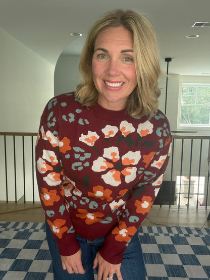 The Sienna Floral Sweater