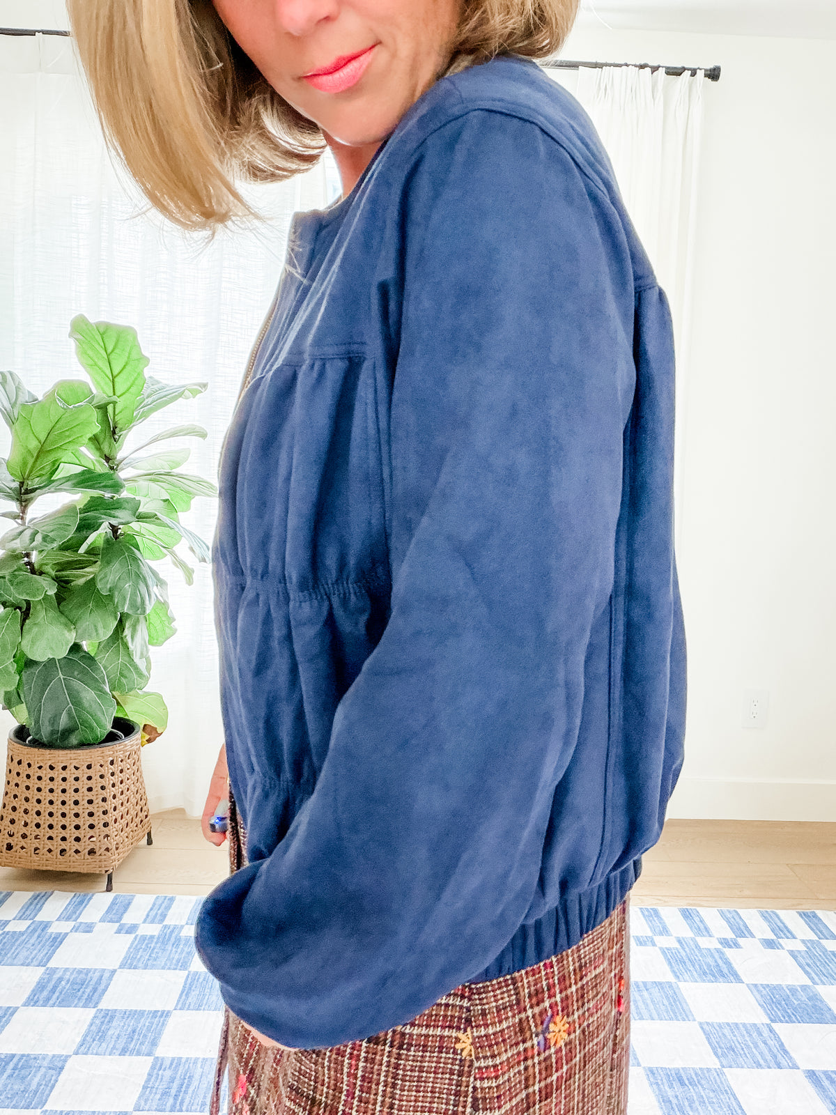 The Merritt Faux Suede Jacket