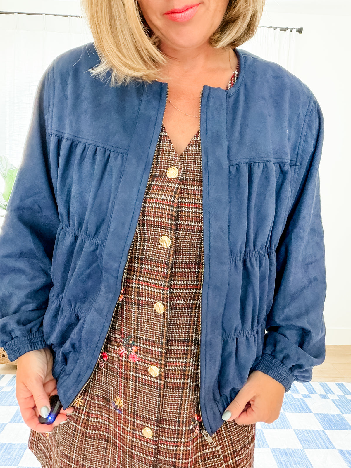 The Merritt Faux Suede Jacket