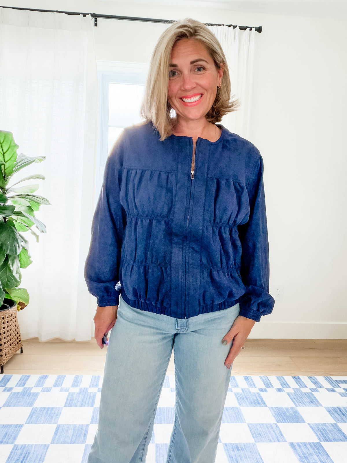 The Merritt Faux Suede Jacket