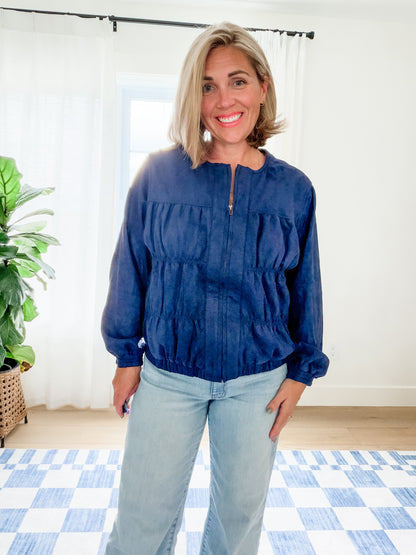 The Merritt Faux Suede Jacket