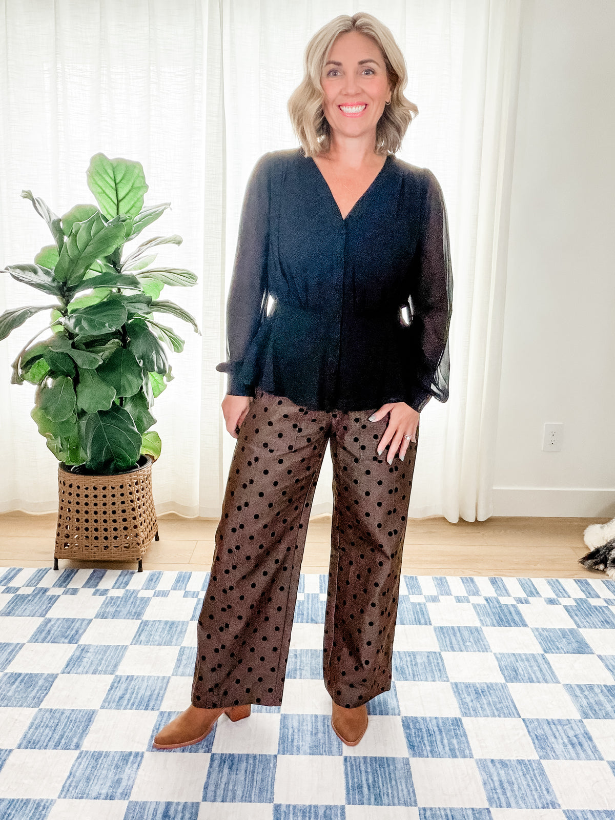 The Margot Polka Dot Pants