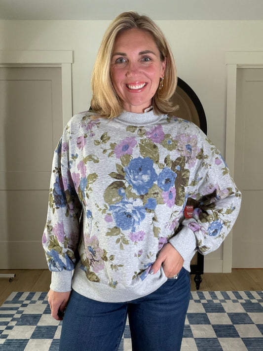 The Wallflower Floral Sweatshirt