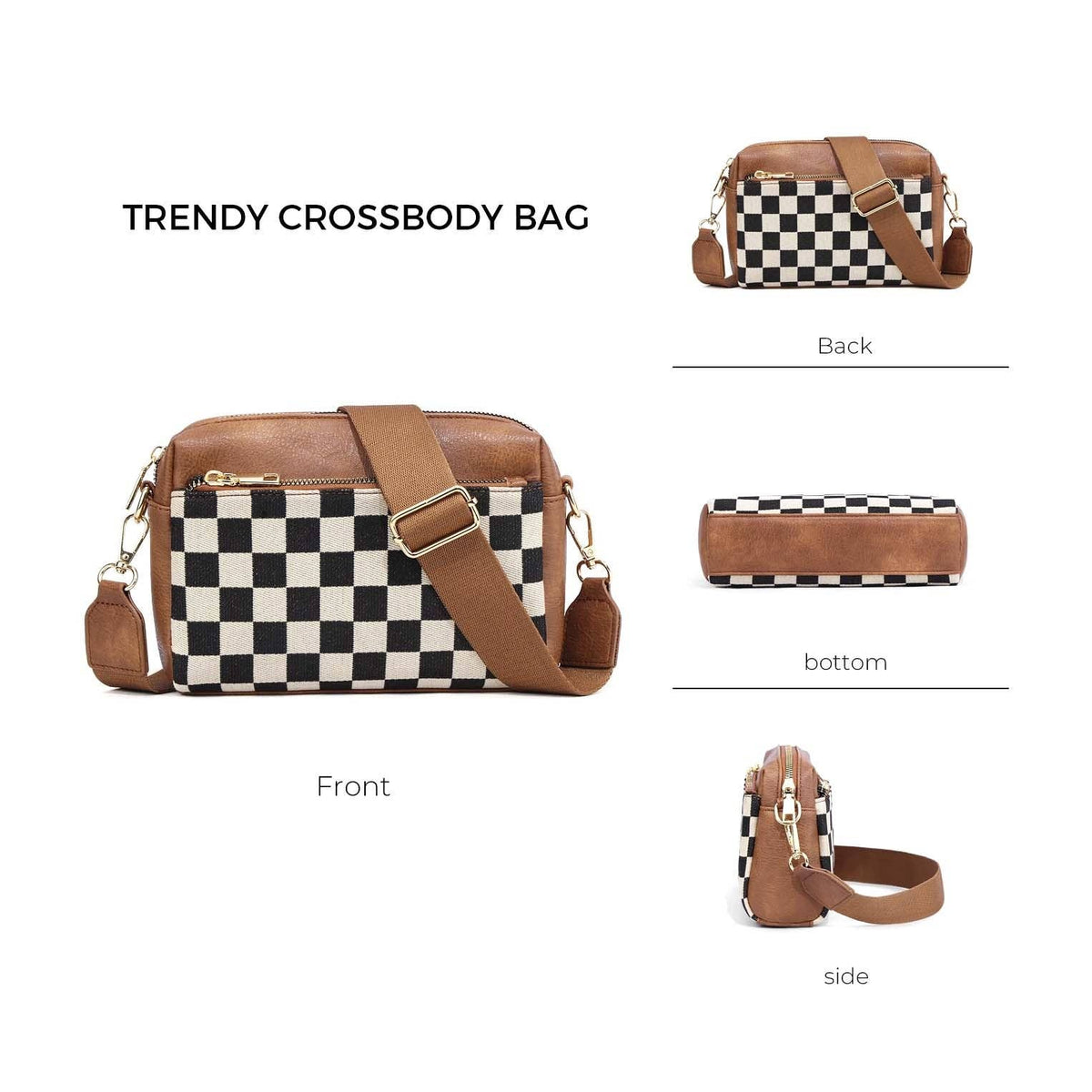 The Checkered Around Town Crossbody Bag